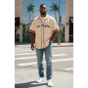 Headgear Classics Kobe Los Angeles Baseball Jersey Nwt Size 2XL